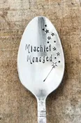Mischief Managed Vintage Stamped Spoon