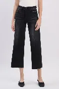 "Aileeah" High-Rise Super Soft Crop Slim Wide