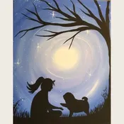 Art To Go paint kit "Friends Furever" | The Painted Petal | Art Design Studio | Sanford NC