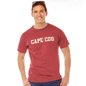 CRIMSON CAPE COD BLOCK LETTER T-SHIRT