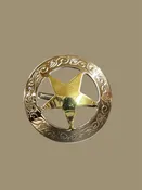 1 1/2″ Texas Star Concho Loop Back