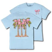 Beach Shirt Women Palm Tree Vacation Tee Simply Southern