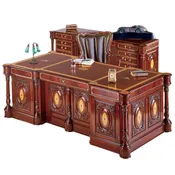 American Eagle Presidential Executive Desk and Credenza Set