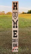 Home Sweet Home Baseball/Softball Porch Leaner — Creative Expressions KC