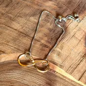 Adjustable Rhodium Bracelets by A Nice World