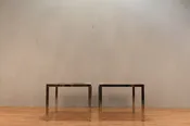 1970s Italian Molten Copper & Chrome End Table