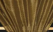 Discount Fabric FAUX SILK Espresso Drapery/Free Sample Available