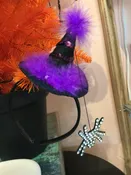 180 Halloween Headband, Spider Witch Hat