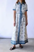 Alémais Lucky Shirtdress in Multi