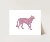 Afican Cheetah Silhouette - Giclée Print
