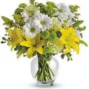 Yellow Lily And Daisy Bouquet $69.99