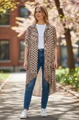 I Love Linen Slub Polka Dot Top