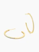 A Hoop Thing Hoop Earrings in Gold