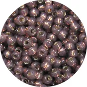 6/0 Japanese Seed Bead, Gold Lined Waxy Chocolate*