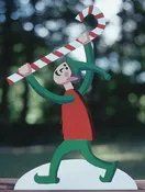 Candy Cane Elf Yard Decoration Plan