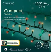 1000L LED Compact Lights Red, Green & White