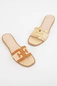 Abia Sandals - Cognac