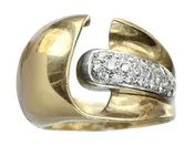1980s Italian Diamond Ring