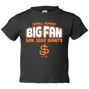 San Jose Giants Bimm Ridder Big Fan Infant Tee - Black