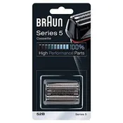 Braun 52B Genuine Black Replacement Foil and Cutter Cassette -Fits Older Series 5 Shavers - Made In Germany
