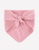 Merino Knitted Neckerchief-Blush Pink
