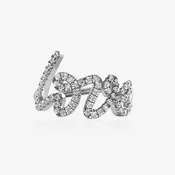 Diamond Love Ring