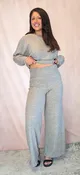 Bucko | Brushed Palazzo Pants | Oatmeal