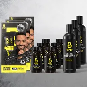 3-Pack Beard & Hair Color Kit - Dark Brown
