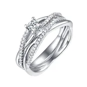Beau Diamond Engagement Ring S201860A and Band Set S201860B