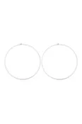 100MM WIRE 100MM HOOP EARRINGS