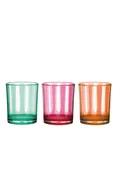 14 oz Striped Acrylic Drinking Glass