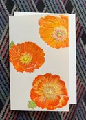 Poppy Pattern Boxed Mini Note by Paula Skene Designs — Scribe Fine Papers