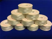 144ct Prewound Size L Cardboard Sided Embroidery Bobbins SA155