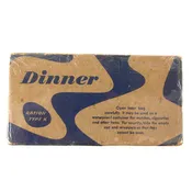 Original U.S. WWII K-Ration "Morale Series" Dinner Meal Unit by Hiram Walker & Sons Inc.