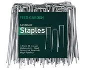 50 Pack Galvanized Landscape Staples