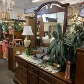 KING SIZED Mahogany-Colored Bedroom Set  — The Predecessors Estate Sales - Online