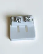 CZ Large SQ Studs