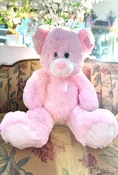 Baby Pink Stuffed Teddy Bear