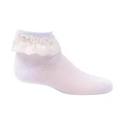 Zubii Bow Crochet Ruffle Ankle - 1439