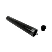 Black Carbon Fiber Extension for Poison Carbon Pool Cues