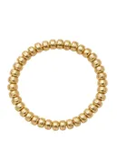 18K Brushed Gold Chip Bracelet