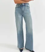 Daze Denim Far Out High Rise Wide Leg