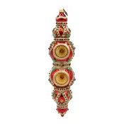 2026 NEW Jay Strongwater Jewel Icicle Ornament Red and Gold Holiday Glass Ornament SDH20163-250