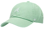 47 Brand Braves Base Runner Ballpark 47 Clean Up Cap - Men's