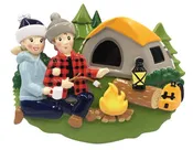 Camping Couple Ornament
