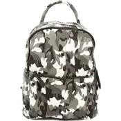 Alex Noir Canvas Camo Backpack
