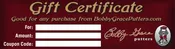 Gift Certificate now available