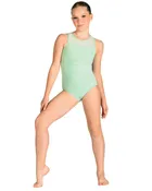 ALEXA CUTAWAY RHINESTONE TANK LEOTARD - CHILD