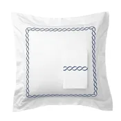 600 Thread Count Rope Embroidered Euro Sham Pairs