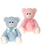 9" BEARS WITH RIBBON